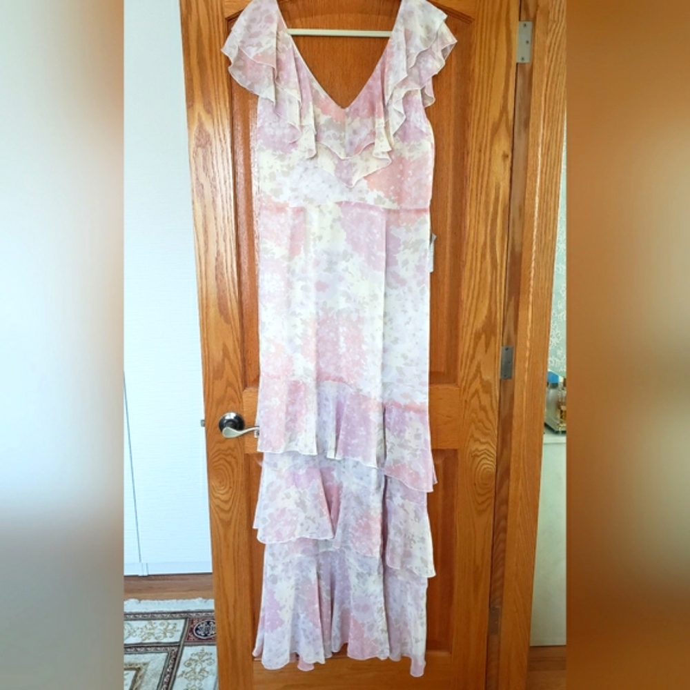 WAYF Ruffle Dress Size XL NWT